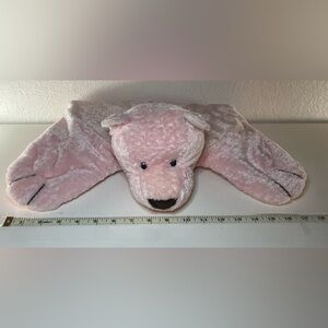 Baby Gund Comfy Cozy Pink Bear Lovey Blanket Security Mat Plush 22" 5864